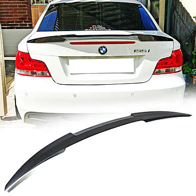 Спойлер на крышку багажника крашенный в черный глянец для BMW E82 2DR COUPE M4 2007-2013 