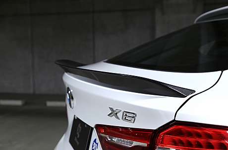Спойлер на крышку багажника (карбон) 3D Design для BMW X6 F16 (оригинал, Япония)