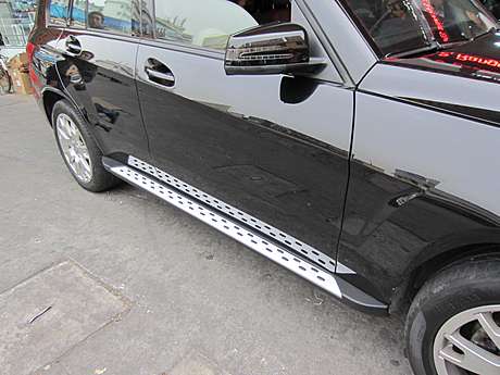 Подножки-ступени OEM-Style, алюминий, (комплект 2шт), для авто Mercedes GLK X204 2008-2015 (BZ-GLK-S001)