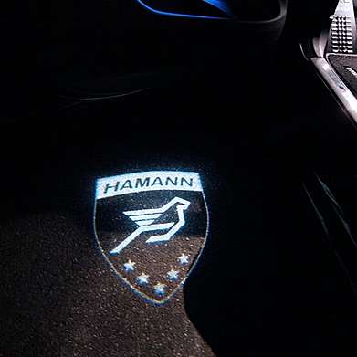 Проекция логотипа на асфальт Hamann 80099506 для BMW G30 G31 (оригинал, Германия)  