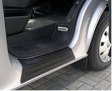 Накладки на внутренние пороги передних дверей, пластик, 2шт, для авто VW T5 2003-2015, VW T6 2015-