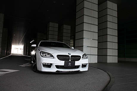 Спойлер переднего бампера (карбон) 3D Design для BMW F06 Gran Coupe M-Sport (оригинал, Япония)