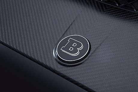 Эмблема Brabus на передний бампер Brabus для Mercedes S63 AMG Coupe (C217) 2013-