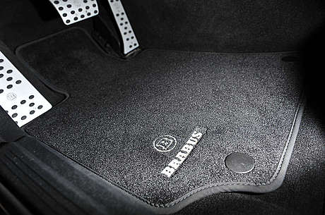 Коврики в салон (велюровые) Brabus для Mercedes S63 AMG Coupe (C217) 2013-