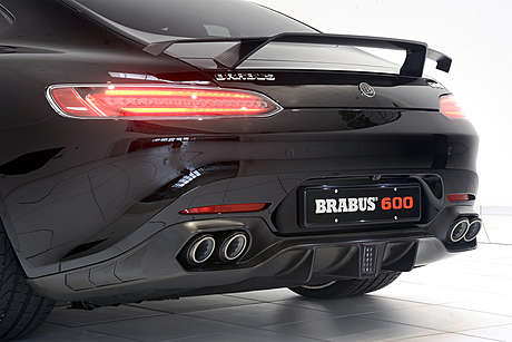 Диффузор заднего бампера (карбон) Brabus для Mercedes AMG GT-S (оригинал, Германия)