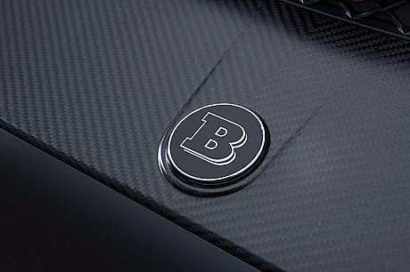 Эмблема на капот Brabus для Mercedes AMG GT-S (оригинал, Германия)