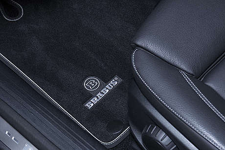 Коврики в салон (велюровые) Brabus для Mercedes GLC (X253) (оригинал, Германия)
