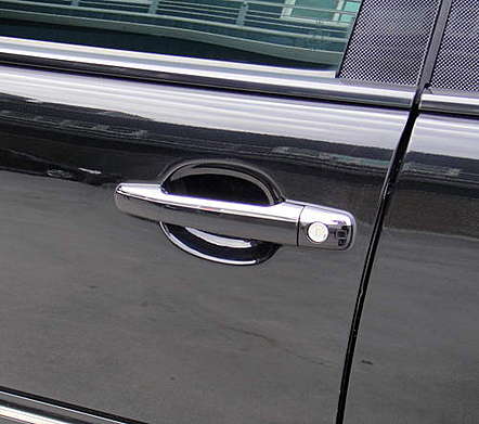 Накладки на ручки дверей под карбон IDFR 1-MB202-26C для Mercedes-Benz W210 E-Class Седан 1995-2002