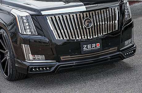 Накладка на передний бампер с LED-оптикой Zero Design ver.2 для Cadillac Escalade 2015- (оригинал, Япония)