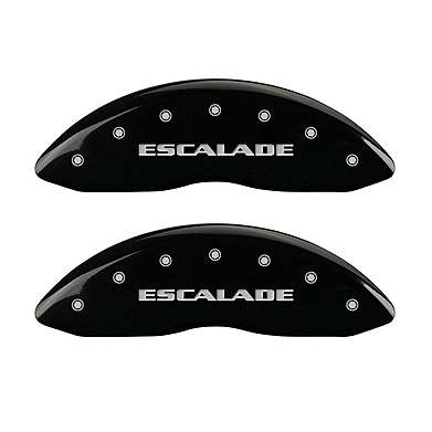 Накладки на суппорта цвет черный с логотипом Escalade комплект 4шт. MGP CPR4534B для Cadillac Escalade 2007-2020
