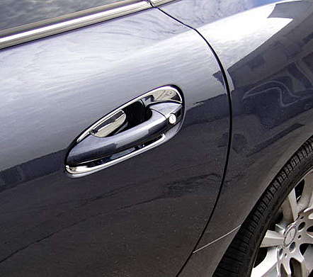 Накладки под ручки дверей хромированные IDFR 1-MB682-06C для Mercedes-Benz R172 SLK Class 2011-2015