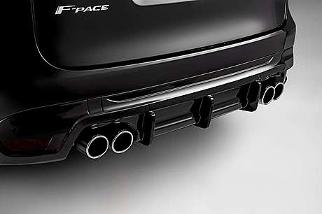 Накладка на глушители (хром) Arden AAK 98511 для Jaguar F-Pace (оригинал, Германия)