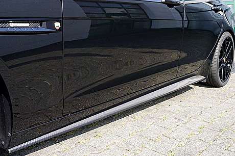 Накладки на пороги (карбон) Arden для Jaguar XE (оригинал, Германия)