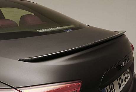 Спойлер на крышку багажника карбоновый WALD Black Bison для Maserati Ghibli (оригинал, Япония)