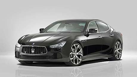 Накладки на пороги (карбон) Novitec для Maserati Ghibli (оригинал, Италия)