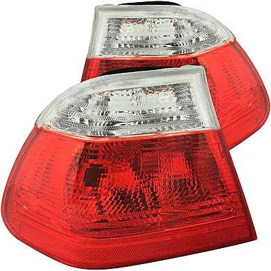 Задние фонари красные Anzo 221218 для BMW E46 4D 1999-2001