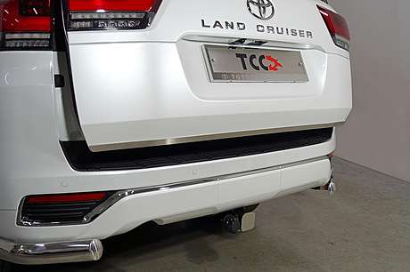 Накладка на заднюю дверь (лист шлифованный) TOYLC30021-02 для Toyota Land Cruiser 300 2021-