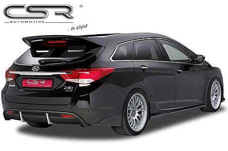 Диффузор заднего бампера CSR-Automotive HA117 для Hyundai I40 2011-05/2015 