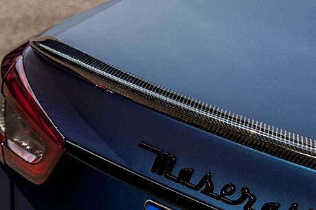 Спойлер на крышку багажнка (карбон) Novitec для Maserati Quattroporte 2013+ (оригинал, Италия)