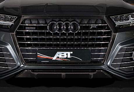 Окантовка решетки радиатора (карбон) ABT 4M008006271 для Audi Q7 2015-2020 (оригинал, Германия)