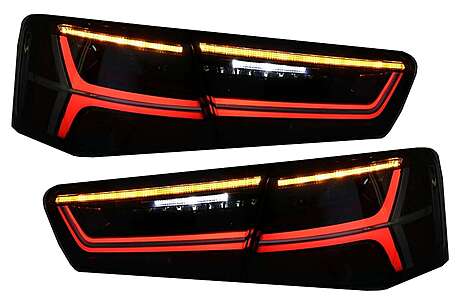 Задняя оптика диодная темная Smoke Facelift Design для Audi A6 4G C7 Limousine 2011-2014