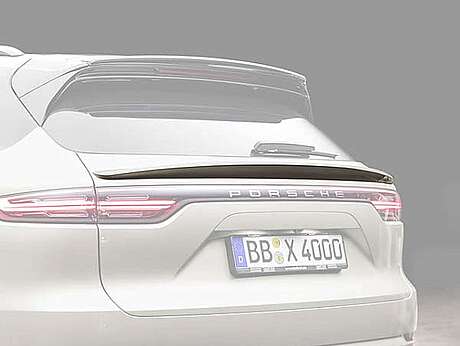 Спойлер на крышку багажника (нижний) Techart 09Y.100.700.009-T для Porsche Cayenne E3 (оригинал, Германия)