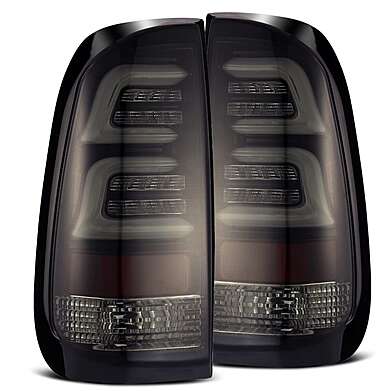 Задняя оптика диодная темная AlphaRex PRO Ford F150 1997-2003