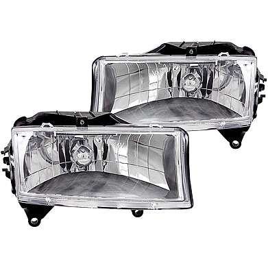 Передняя оптика хромированная Anzo 111021 для Dodge Dakota 1997-2004 / Dodge Durango 1998-2003