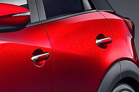 Накладки на ручки дверей хромированные Kenstyle для Mazda CX-3 2015-2019 (Оригинал, Япония)