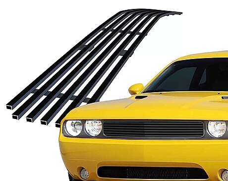 Решетка радиатора черная APS N19-H70666D для Dodge Challenger 2009-2014