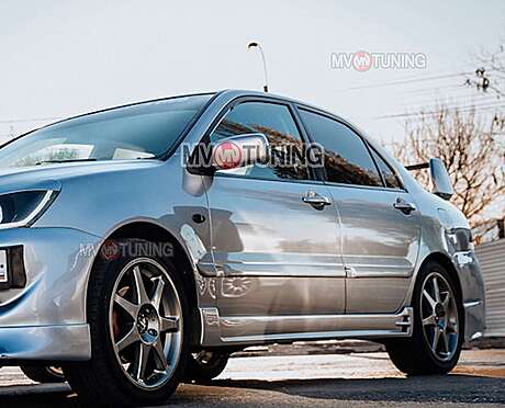 Пороги MV-Tuning EGR Style под покраску Mitsubishi Lancer IX 2003-2009