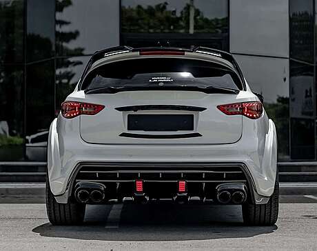 Спойлер верхний под покраску SCL Global Infiniti FX/QX DRACO R (RYUHEI)