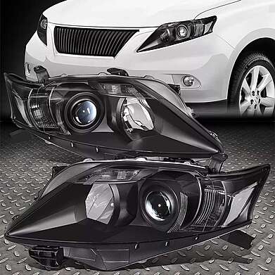 Передняя оптика черная OEM Style для Lexus RX Series RX350 2010-2012