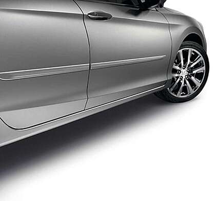 Молдинги на двери оригинал в цвет кузова 08P05-T2A-XXX Honda Accord Sedan / Hybrid 2013-2017